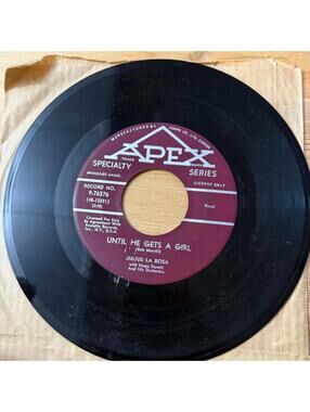 Julius La Rosa - let Nature take it's Course/Until he gets a Girl 45rpm VG+ R17
